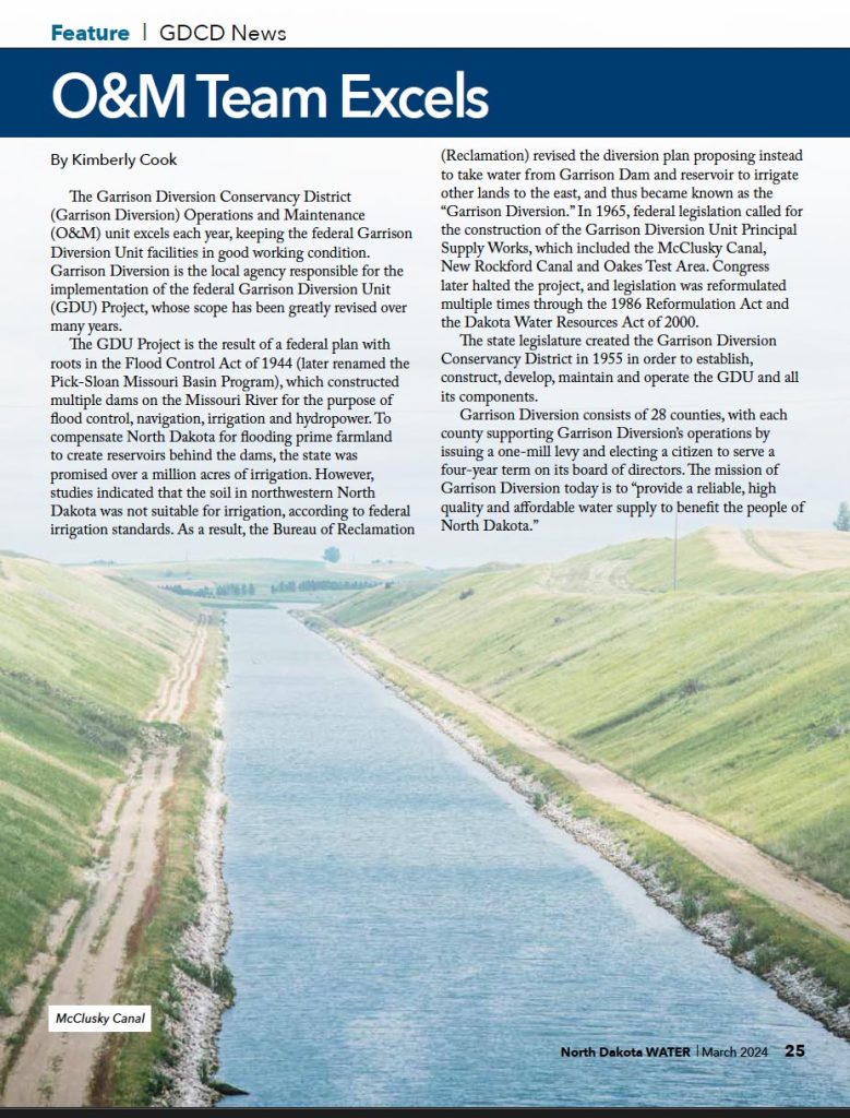 ND water mag cover March